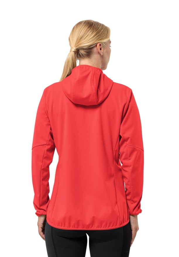 Red Jack Wolfskin Feldberg Hoody Women Softshell Jackets | 53776977