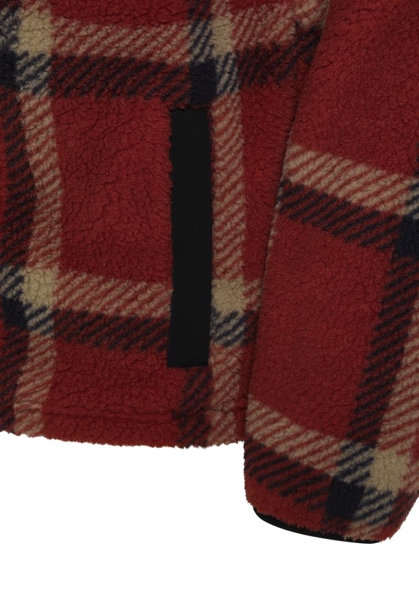 Red Jack Wolfskin Felslicht Check Men Fleece Jackets | 38334633
