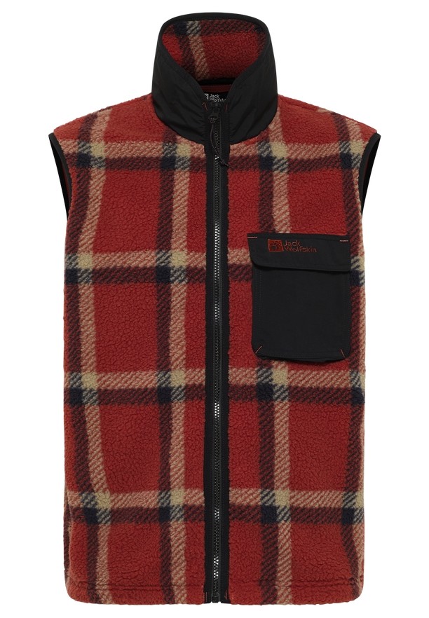Red Jack Wolfskin Felslicht Check Men Vest | 16404292