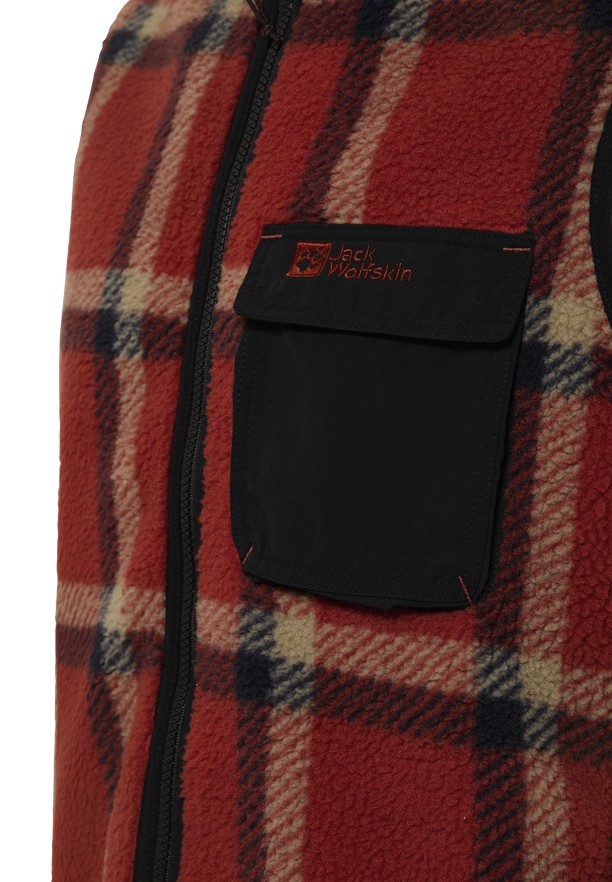 Red Jack Wolfskin Felslicht Check Men Vest | 16404292