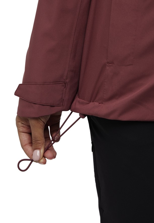 Red Jack Wolfskin Glaabach 3in1 Women Jackets | 36677396