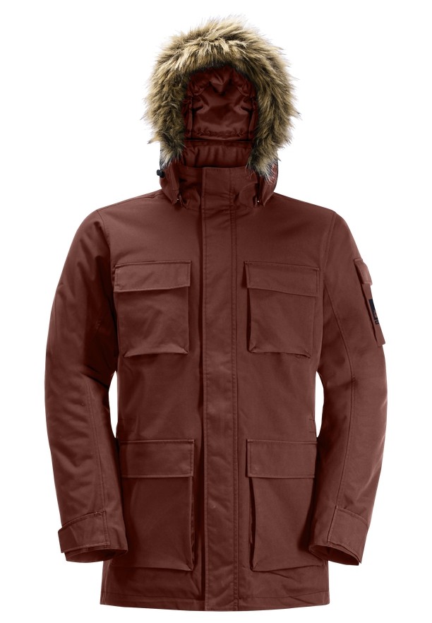Red Jack Wolfskin Glacier Canyon Men Coats | 71435161