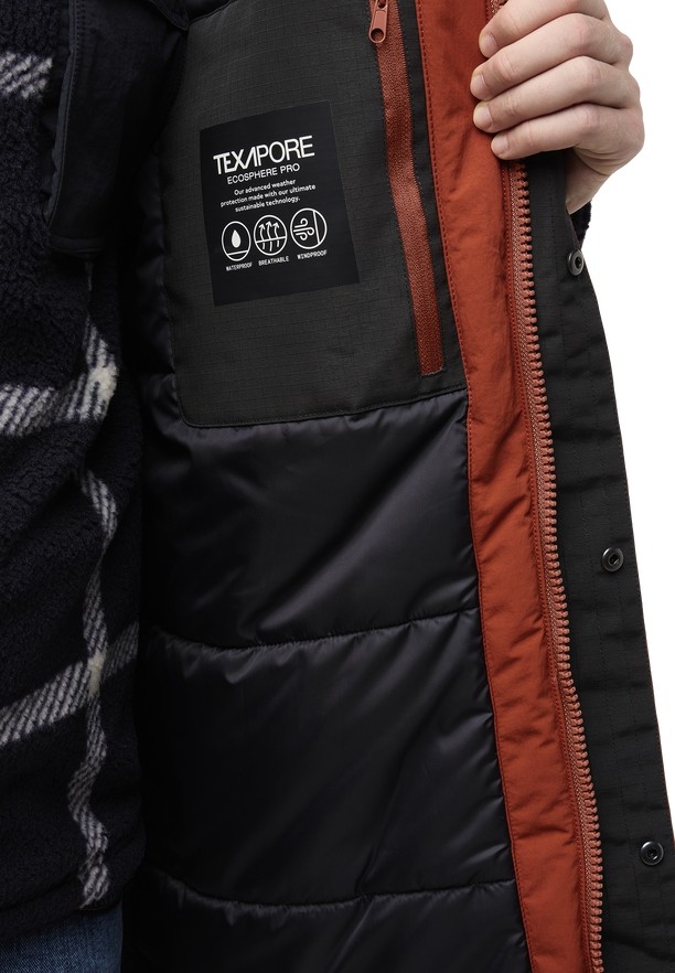 Red Jack Wolfskin Gletschersee Men Coats | 37193476