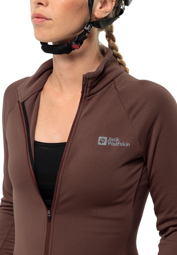 Red Jack Wolfskin Gravex Thermo Fz Women Fleece Jackets | 82989670