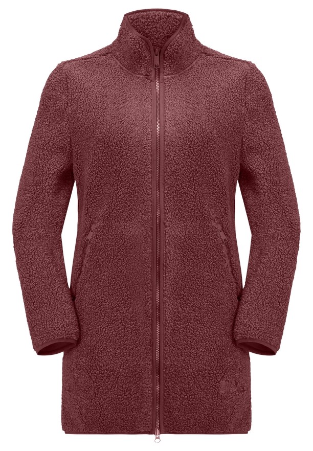 Red Jack Wolfskin High Curl Women Coats | 40665885