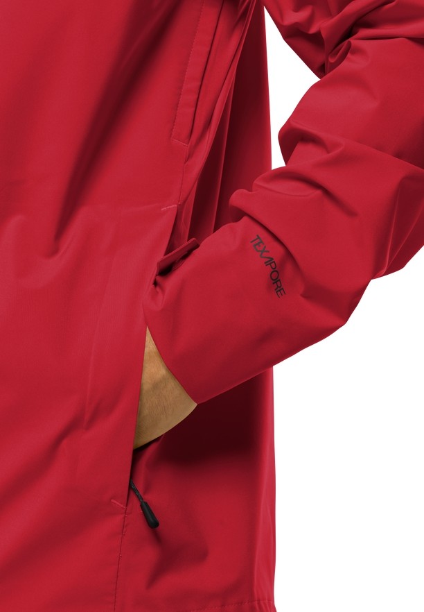Red Jack Wolfskin Highest Peak 3l Men Rain Jackets | 55320715