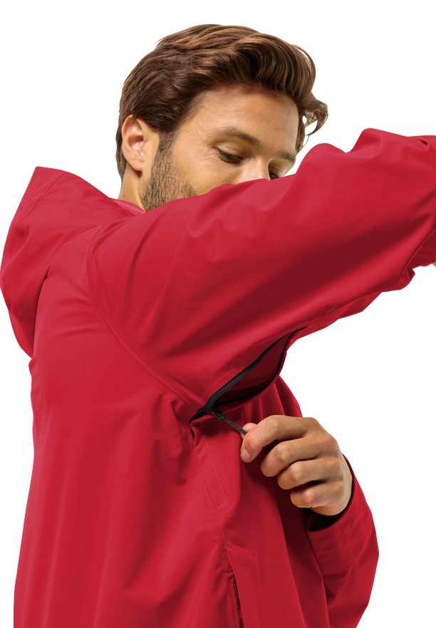 Red Jack Wolfskin Highest Peak 3l Men Rain Jackets | 55320715