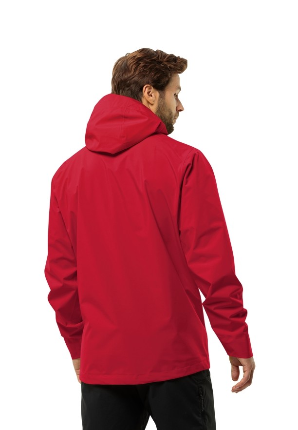 Red Jack Wolfskin Highest Peak 3l Men Rain Jackets | 55320715