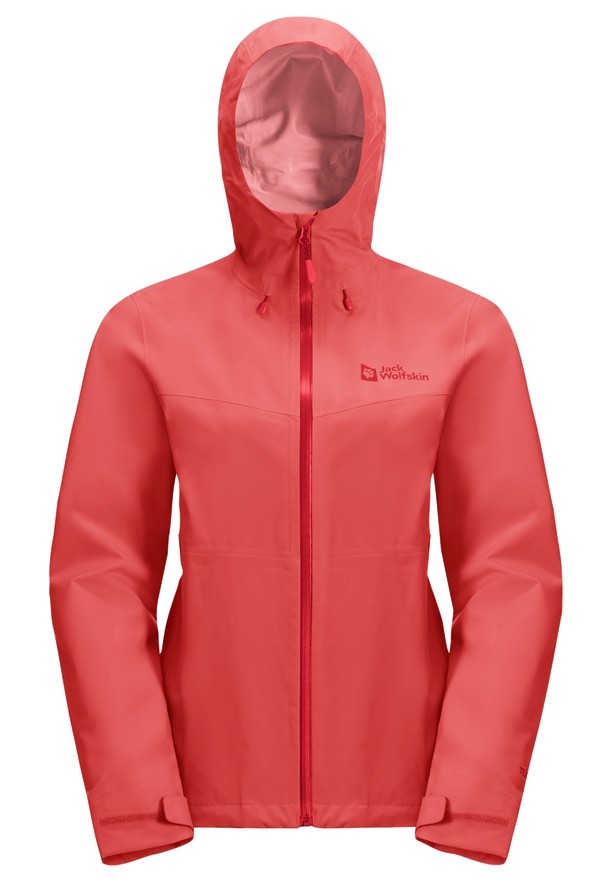 Red Jack Wolfskin Highest Peak 3l Women Rain Jackets | 79016930
