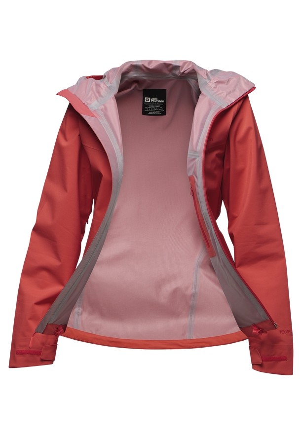 Red Jack Wolfskin Highest Peak 3l Women Rain Jackets | 79016930