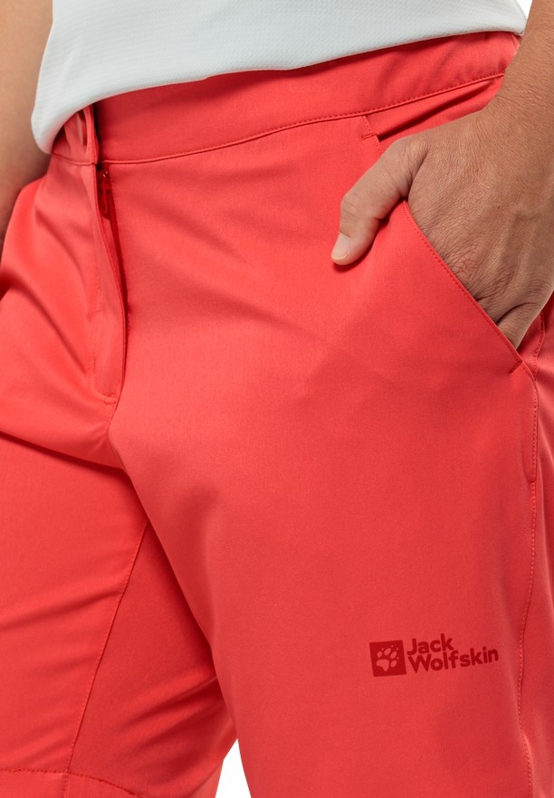Red Jack Wolfskin Hiking Alpine Women Shorts | 21681504