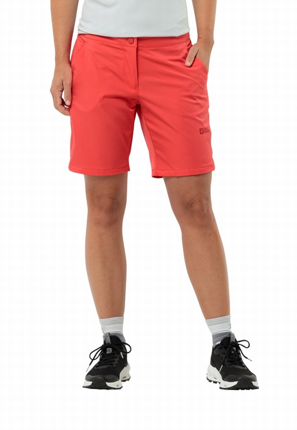 Red Jack Wolfskin Hiking Alpine Women Shorts | 21681504