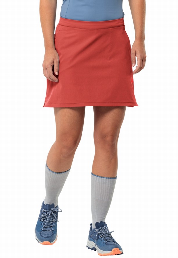 Red Jack Wolfskin Hiking Alpine Women Skorts | 17146523