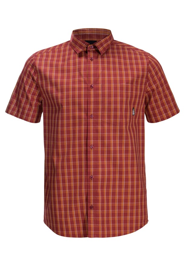 Red Jack Wolfskin Hot Springs Men Shirts | 43741224