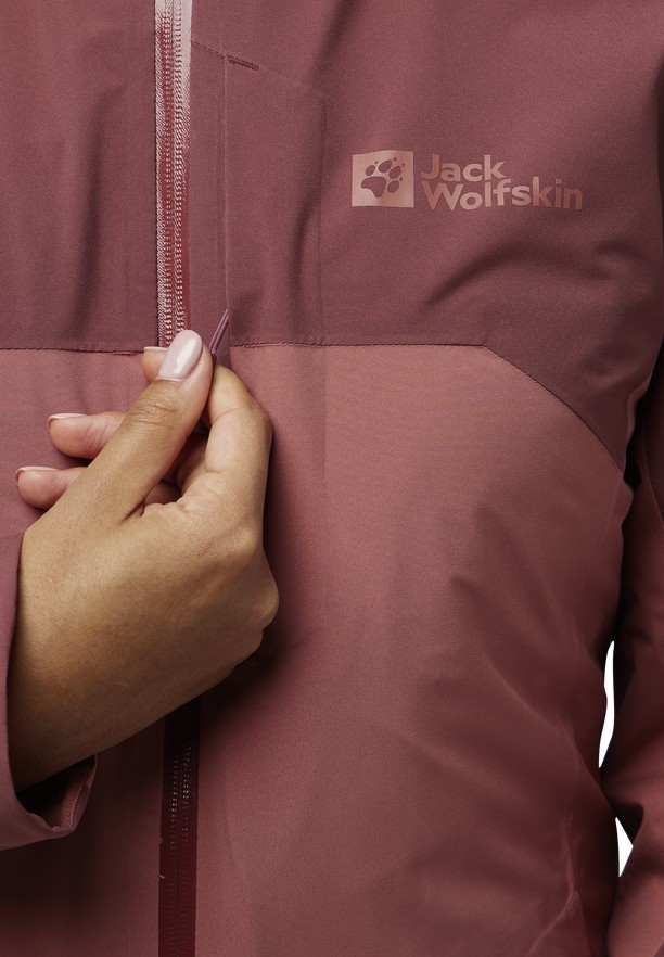 Red Jack Wolfskin Hunberg 3in1 Women Jackets | 20701900