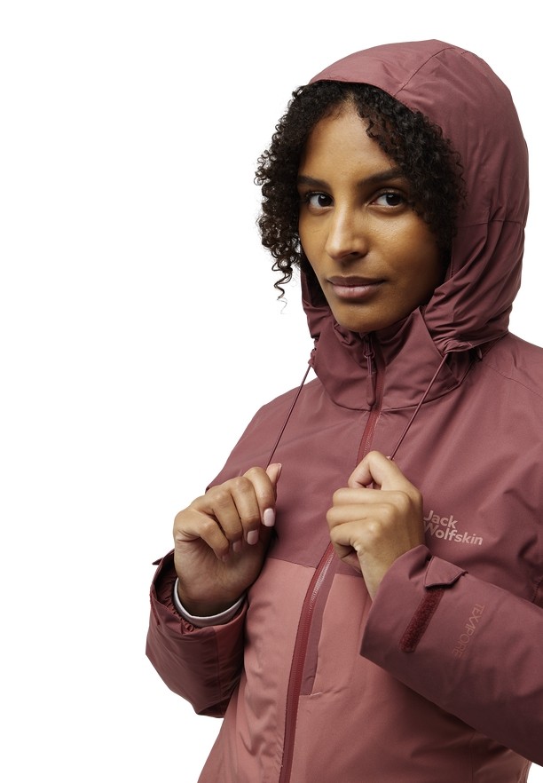Red Jack Wolfskin Hunberg 3in1 Women Jackets | 20701900