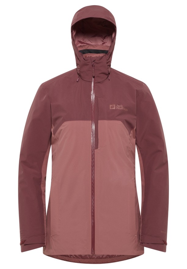 Red Jack Wolfskin Hunberg 3in1 Women Jackets | 20701900