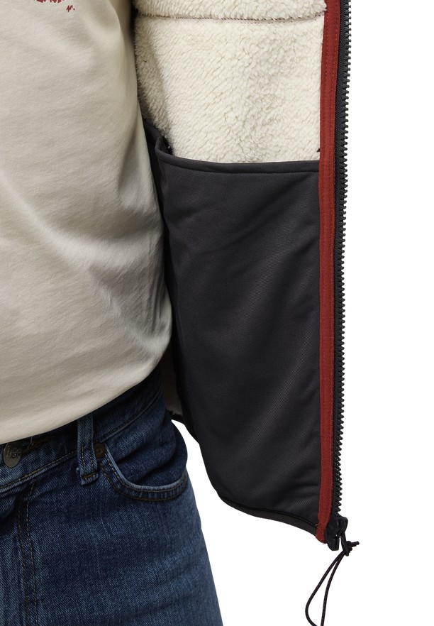 Red Jack Wolfskin Kaminfeuer Hooded Men Fleece Jackets | 24625437