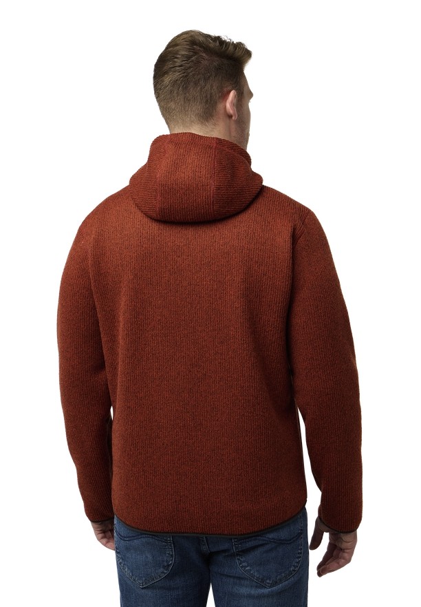 Red Jack Wolfskin Kaminfeuer Hooded Men Fleece Jackets | 24625437