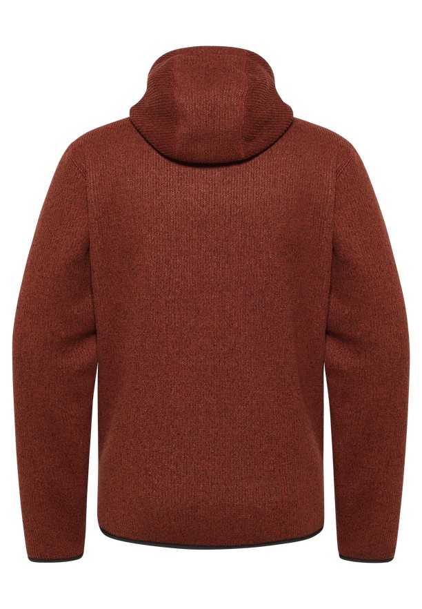 Red Jack Wolfskin Kaminfeuer Hooded Men Fleece Jackets | 24625437