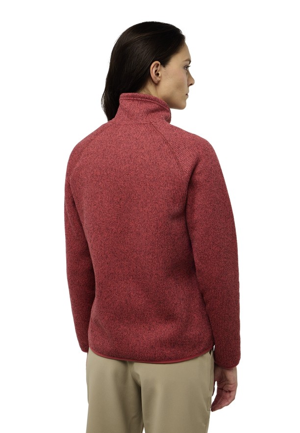 Red Jack Wolfskin Kaminfeuer Women Fleece Jackets | 70408289