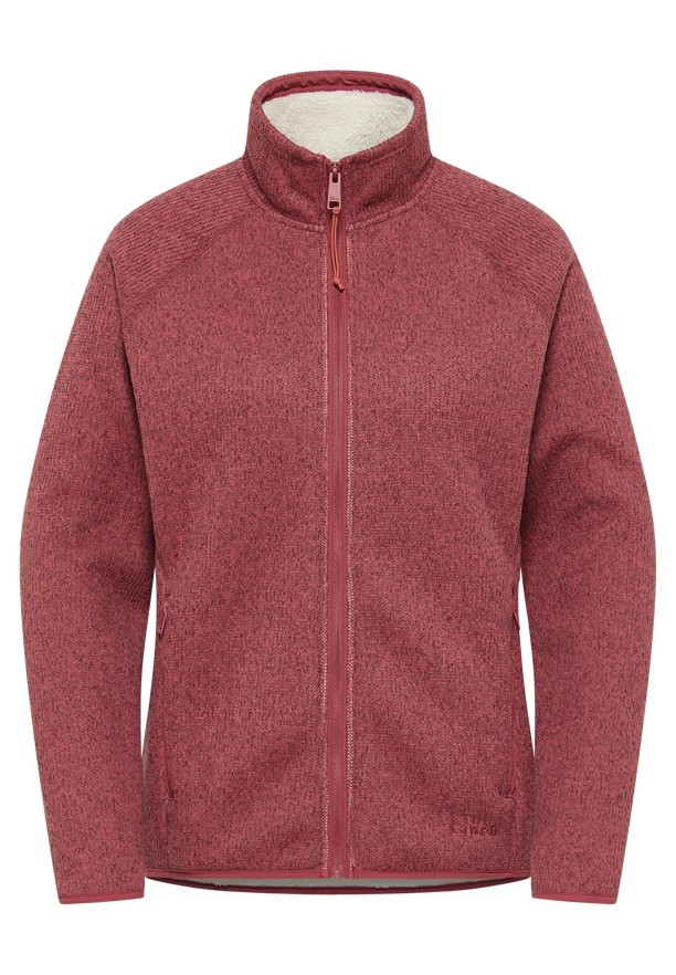 Red Jack Wolfskin Kaminfeuer Women Fleece Jackets | 70408289