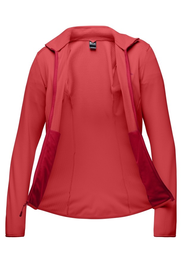 Red Jack Wolfskin Kolbenberg Fz Women Fleece Jackets | 89228277