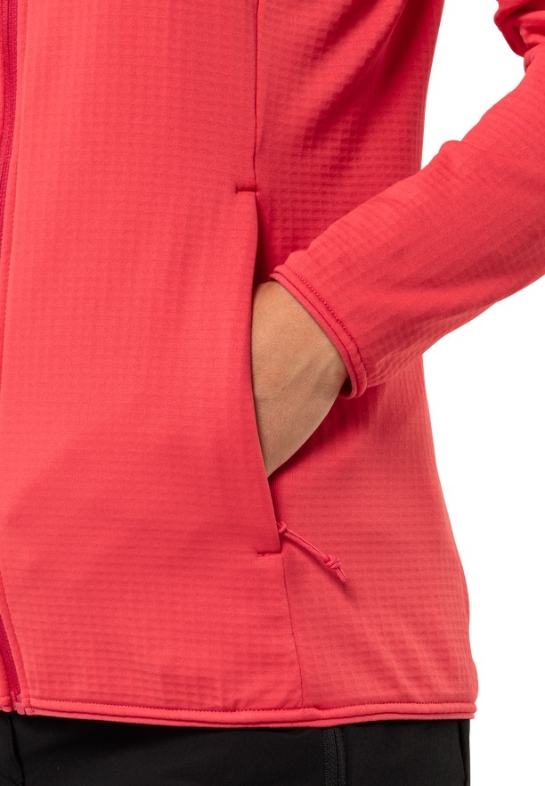 Red Jack Wolfskin Kolbenberg Fz Women Fleece Jackets | 89228277