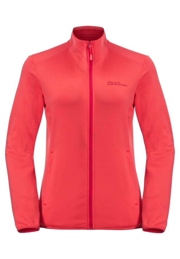 Red Jack Wolfskin Kolbenberg Fz Women Fleece Jackets | 89228277