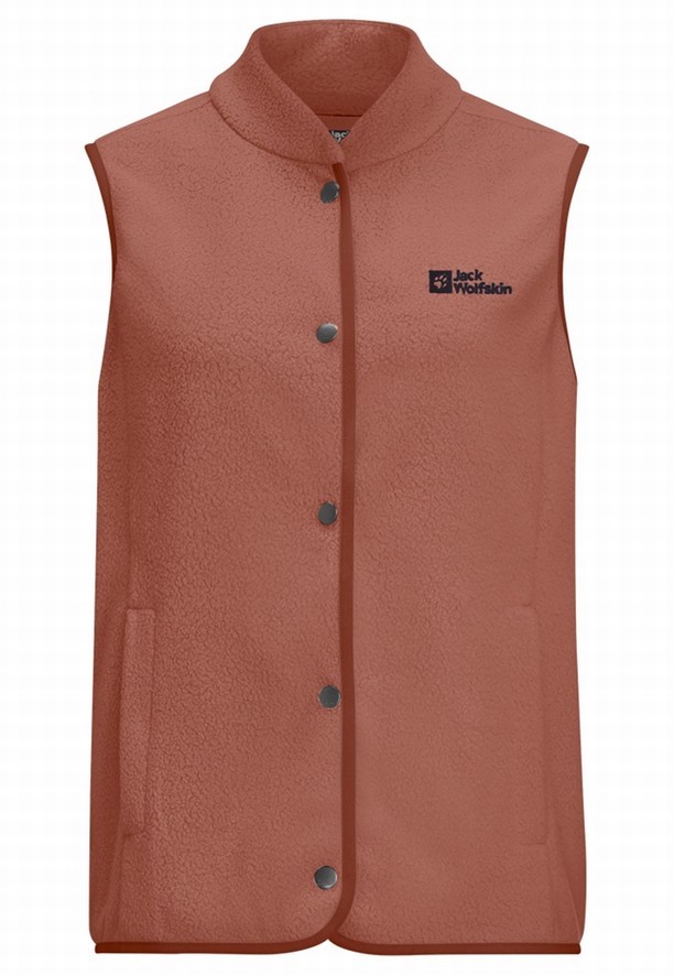 Red Jack Wolfskin Light Curl Women Vest | 70175540