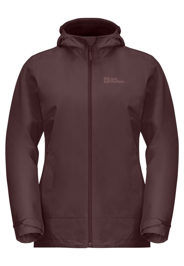 Red Jack Wolfskin Moonrise 3in1 Women Jackets | 78504493