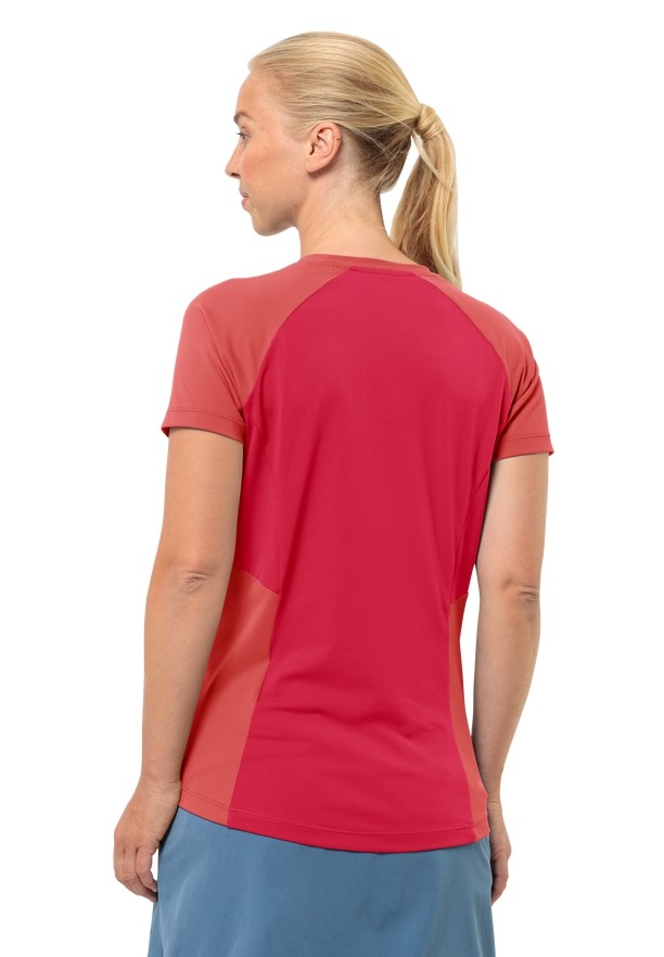 Red Jack Wolfskin Narrows Women T Shirts | 44560985