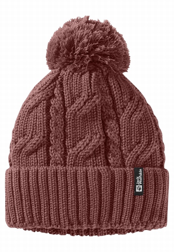 Red Jack Wolfskin Pompom Women Beanie | 14015375