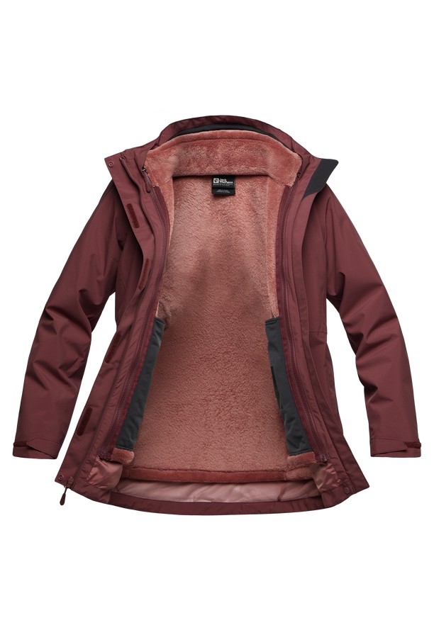 Red Jack Wolfskin Rotwand 3in1 Women Jackets | 17305308