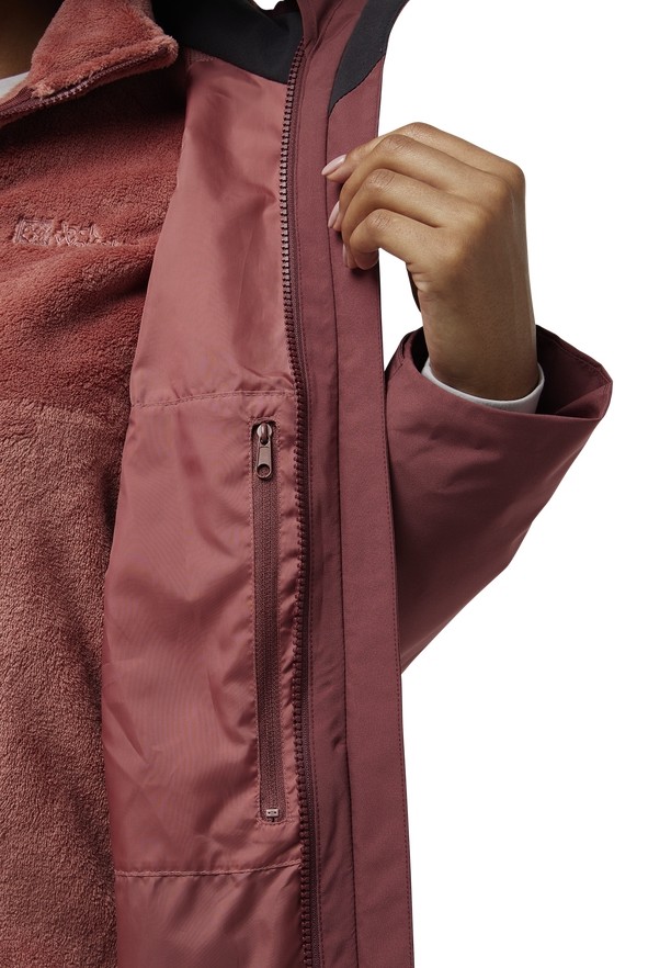 Red Jack Wolfskin Rotwand 3in1 Women Jackets | 17305308