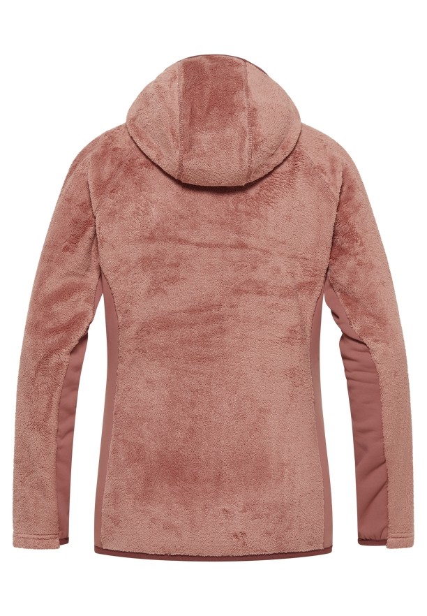 Red Jack Wolfskin Rotwand Hooded Fz Women Fleece Jackets | 17585490