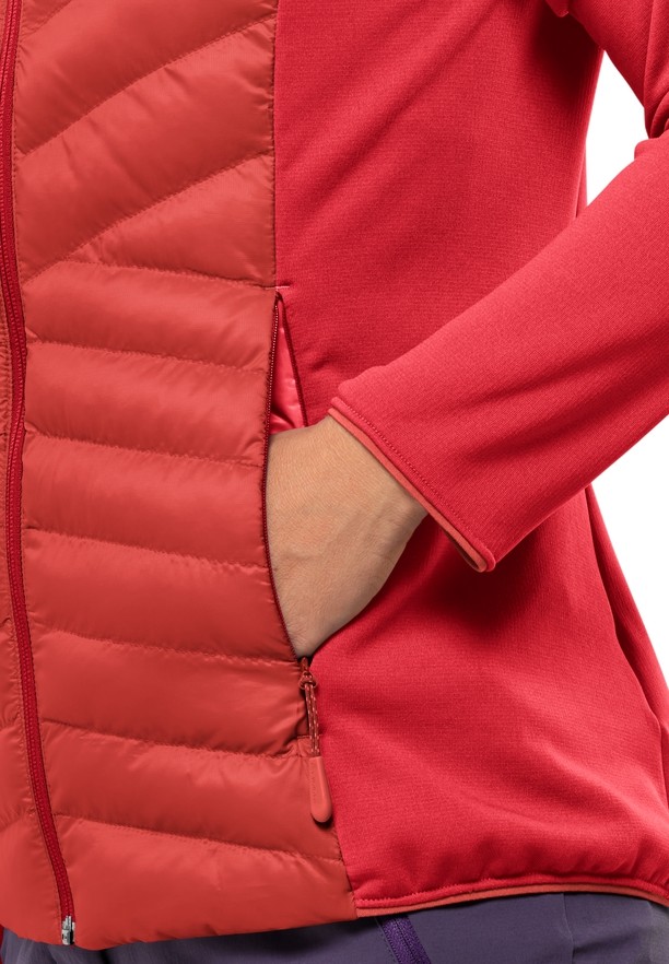 Red Jack Wolfskin Routeburn Pro Hybrid Women Jackets | 84891034