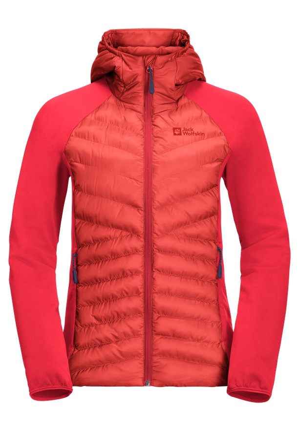 Red Jack Wolfskin Routeburn Pro Hybrid Women Jackets | 84891034