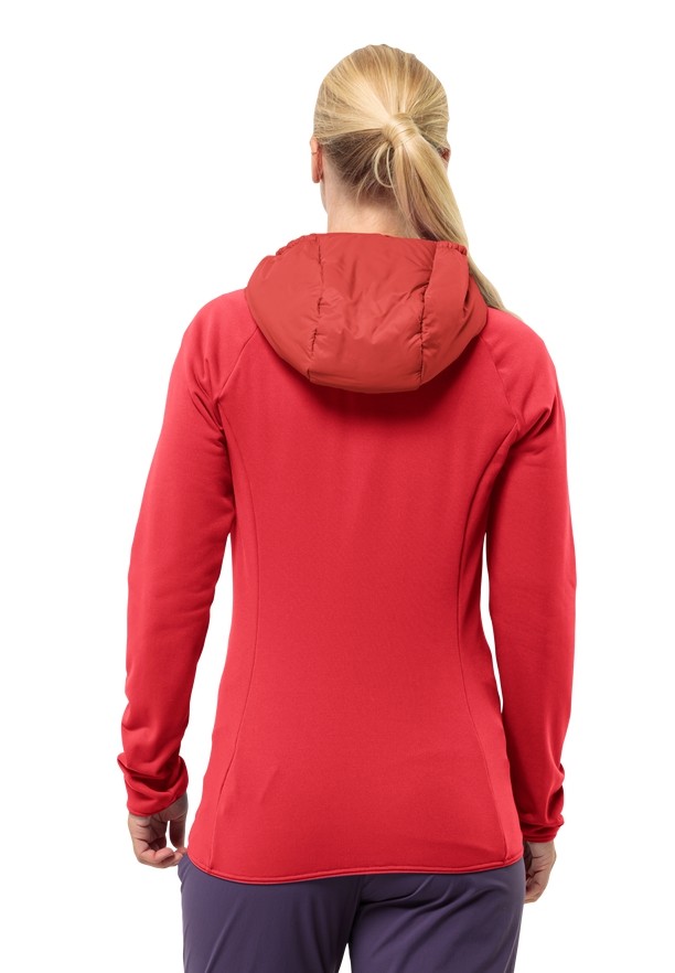 Red Jack Wolfskin Routeburn Pro Hybrid Women Jackets | 84891034