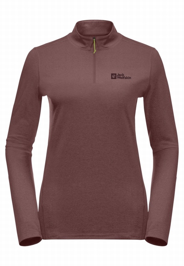 Red Jack Wolfskin Skyhermal Hz Women T Shirts | 71052134