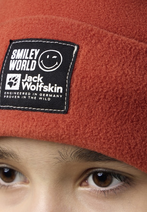 Red Jack Wolfskin Smileyworld Teen Women Beanie | 50695391