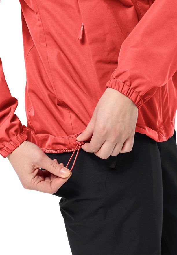 Red Jack Wolfskin Stormy Point 2l Women Rain Jackets | 65677226