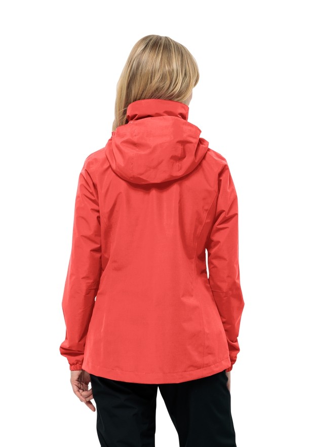 Red Jack Wolfskin Stormy Point 2l Women Rain Jackets | 65677226
