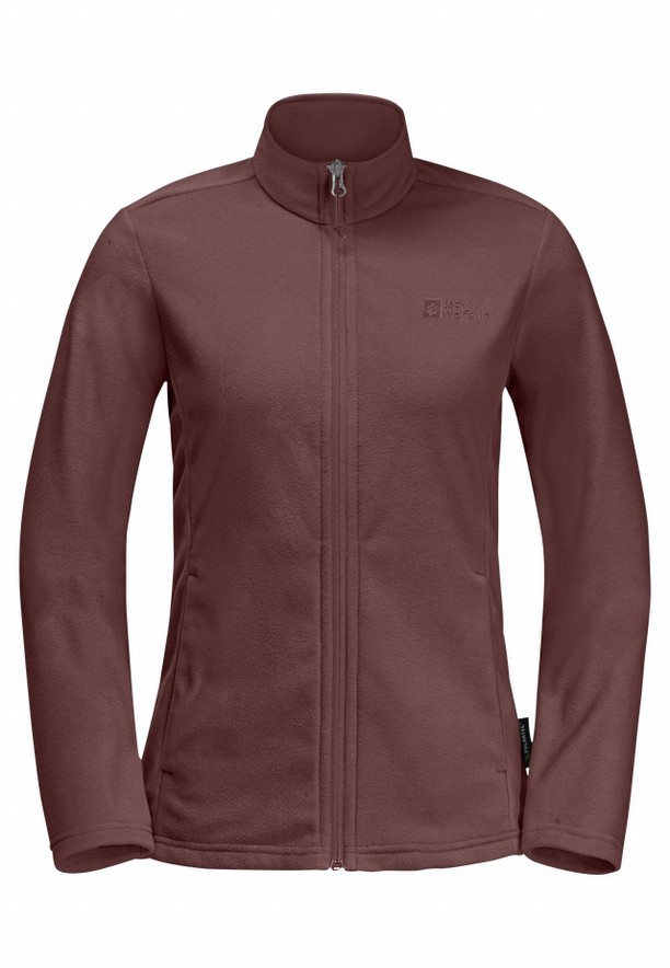 Red Jack Wolfskin Taunus Fz Women Fleece Jackets | 29065147