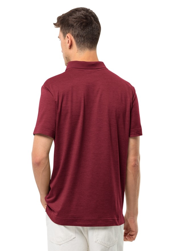 Red Jack Wolfskin Travel Men Polo Shirts | 83695594