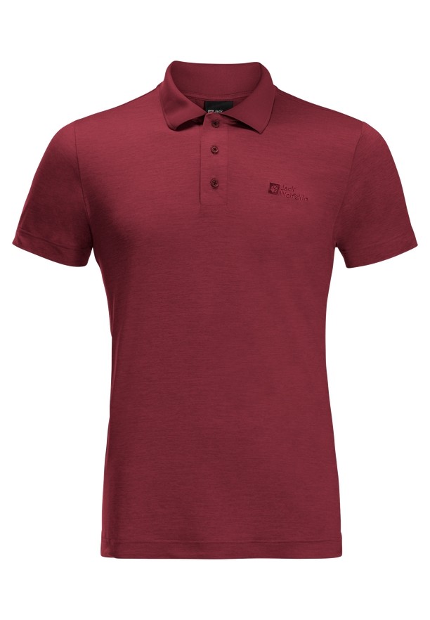 Red Jack Wolfskin Travel Men Polo Shirts | 83695594