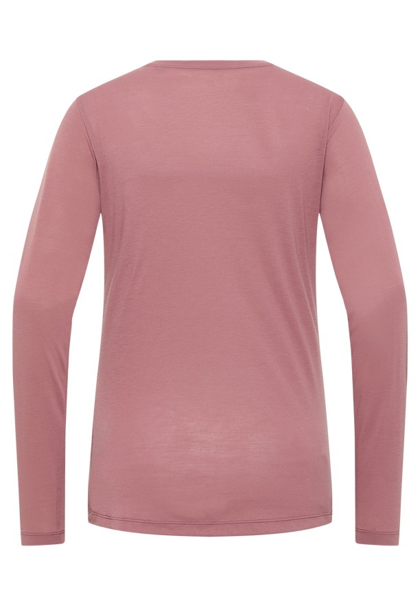 Red Jack Wolfskin Vonnan Ls Women T Shirts | 20623746