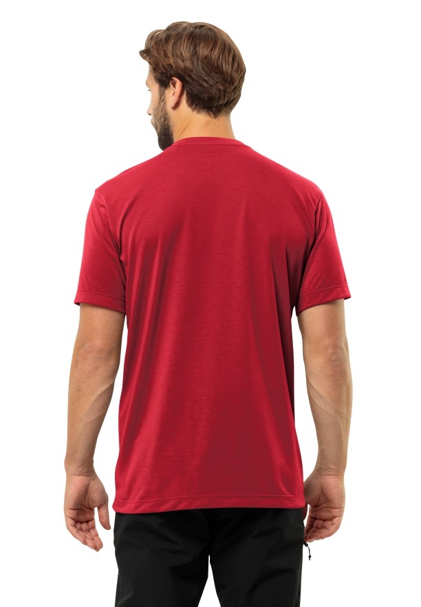 Red Jack Wolfskin Vonnan S/s Men T Shirts | 30134373