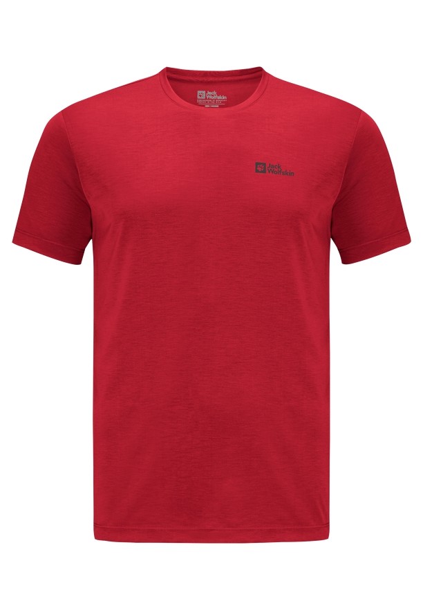 Red Jack Wolfskin Vonnan S/s Men T Shirts | 30134373
