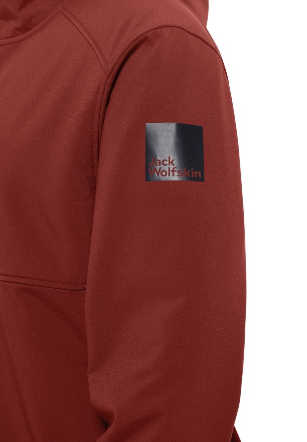 Red Jack Wolfskin Windland Men Softshell Jackets | 29865122